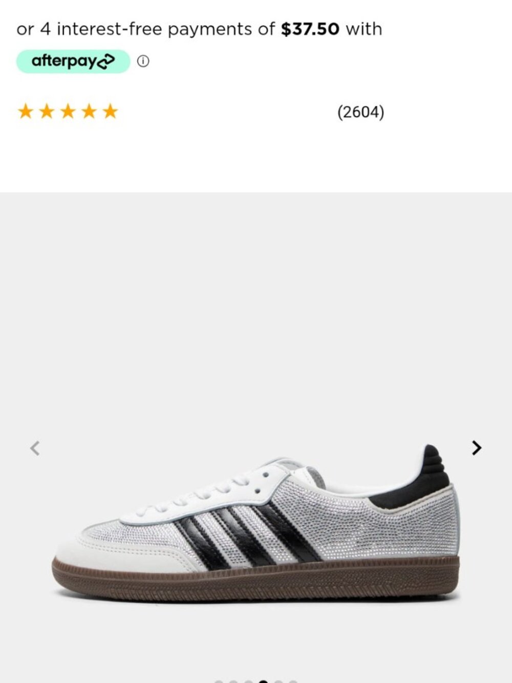 Adidas Samba Crystal White